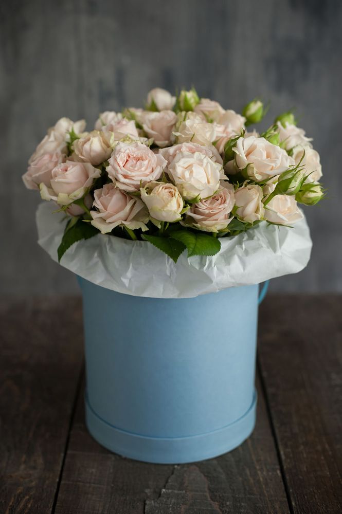 свадебная коробка XL с пионами для церемонии в Новокузнецке