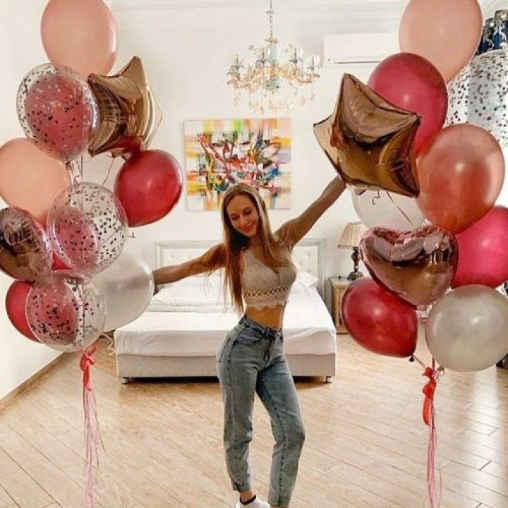 Фонтаны шаров "Селебрити" в Новокузнецке