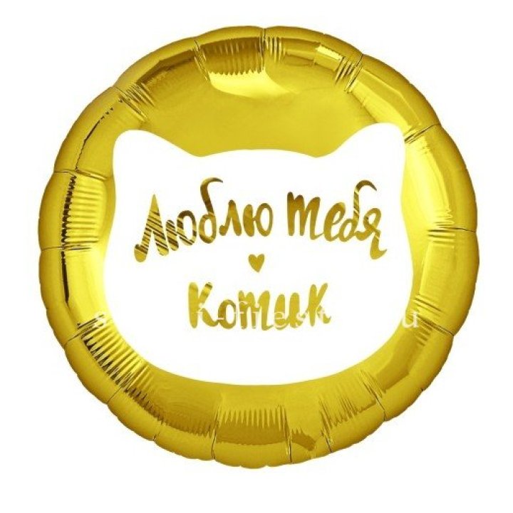 Фольгированный шар "Люблю тебя, Котик" в Новокузнецке