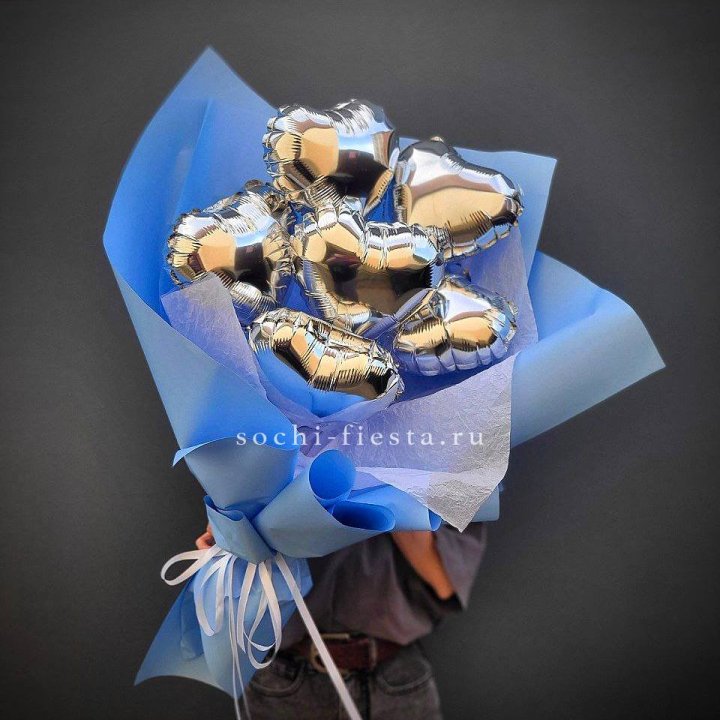 Букет из шаров сердец  №2 в Новокузнецке