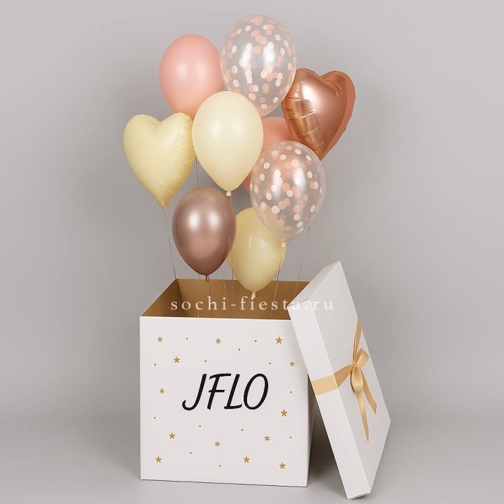 Коробка-сюрприз с шарами №2 в Новокузнецке