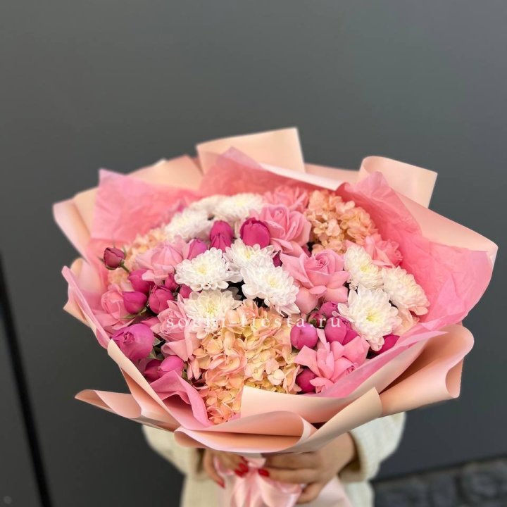 Букет "Нежное послание" в Новокузнецке