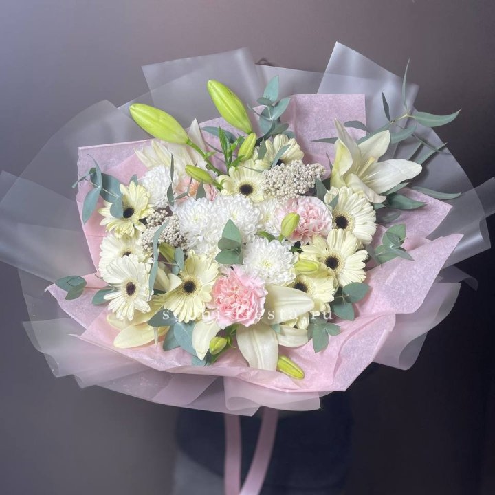 Букет "Нежная савана" в Новокузнецке