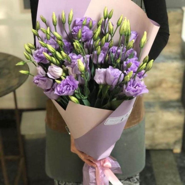 Букет эустом "Лило" в Новокузнецке