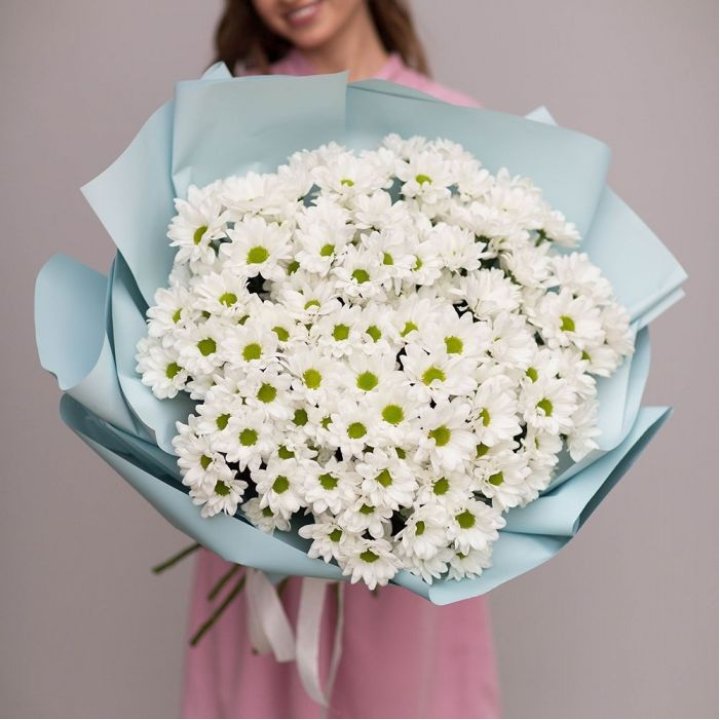  Букет хризантем "Бон-бон" в Новокузнецке