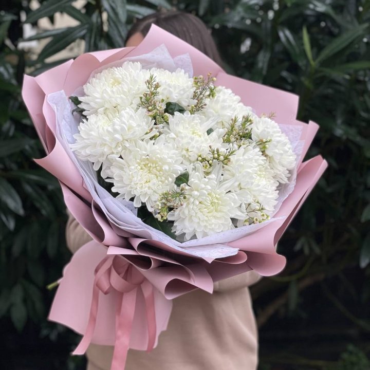 Букет хризантем №1 в Новокузнецке