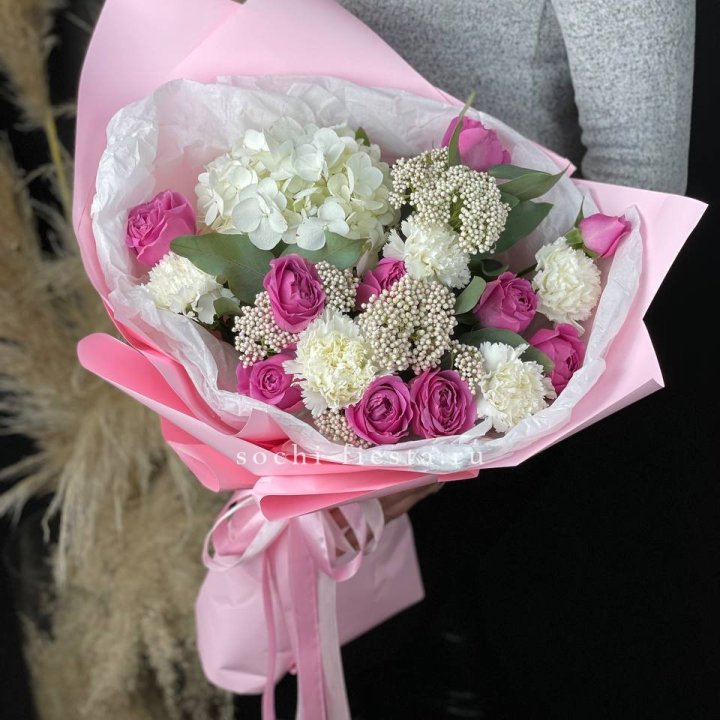 Букет с мисти бабблс №1 в Новокузнецке