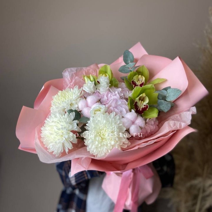  Букет с орхидеями "Вита" в Новокузнецке