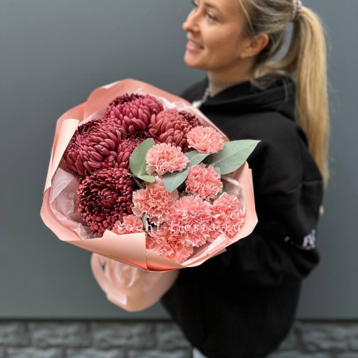 Дуо диантусы и бигуди в Новокузнецке