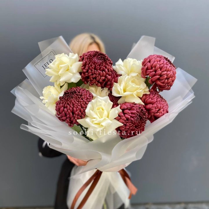 Дуо бигуди и розы в Новокузнецке