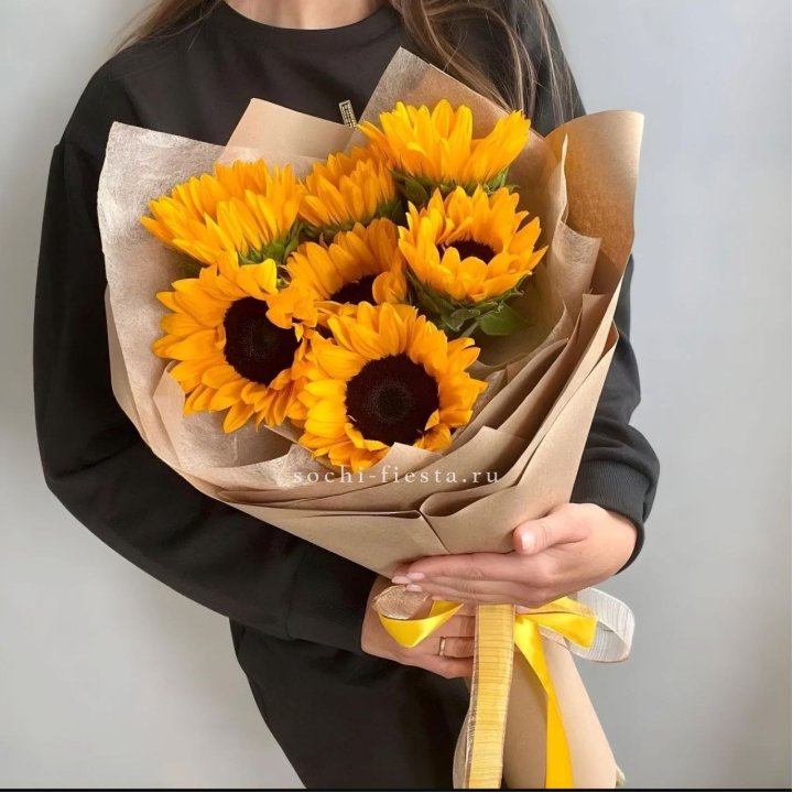 Букет из подсолнухов в Новокузнецке