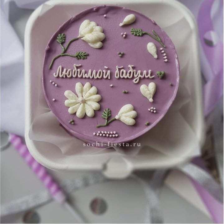 Бенто-торт "Любимой бабуле" в Новокузнецке