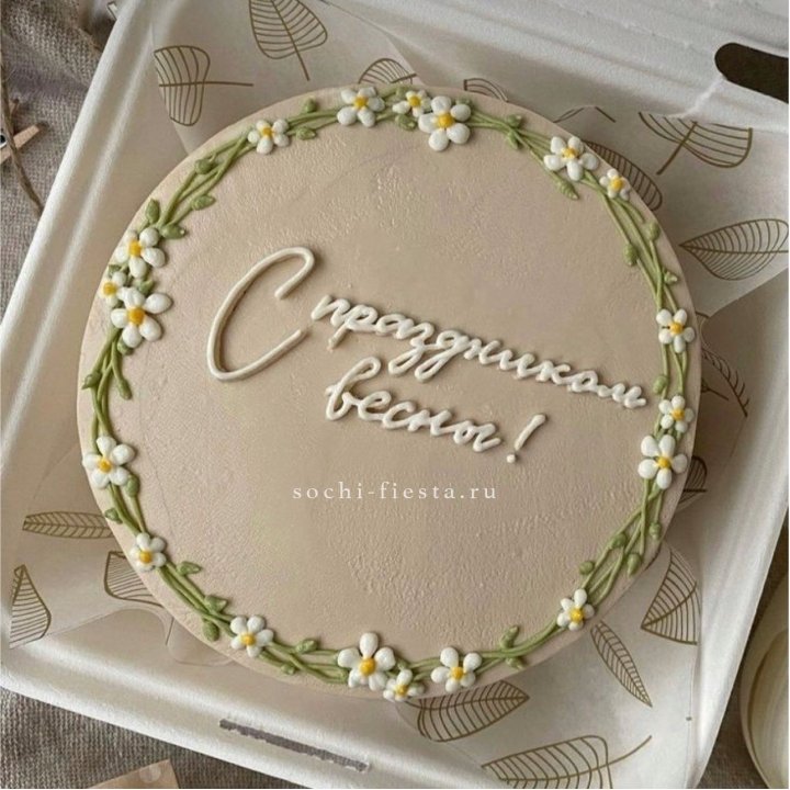 Бенто-торт "C праздником весны!"  в Новокузнецке