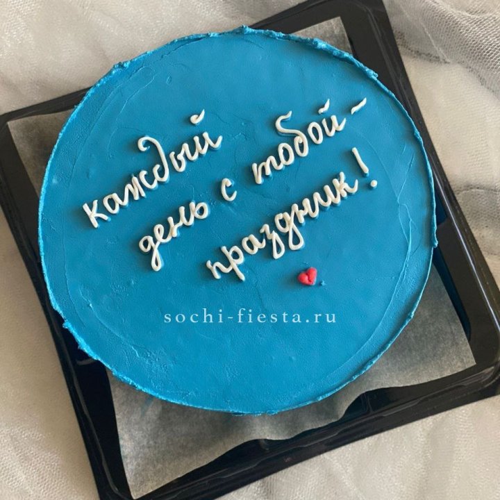 Бенто-торт "Каждый день с тобой праздник"  в Новокузнецке