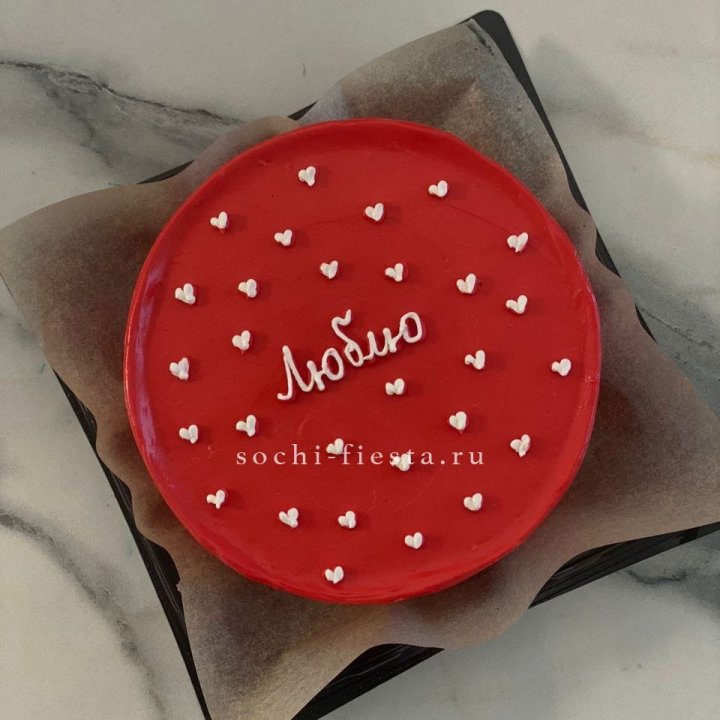 Бенто-торт "Люблю" в Новокузнецке