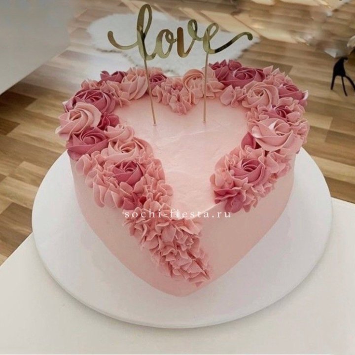 Торт "Сердце" 10 в Новокузнецке
