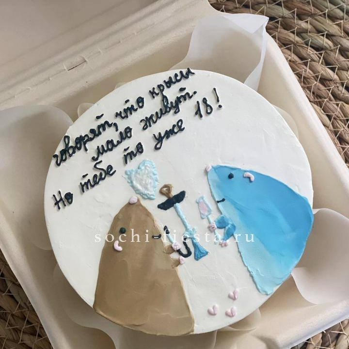 Бенто-торт "Крысы"  в Новокузнецке