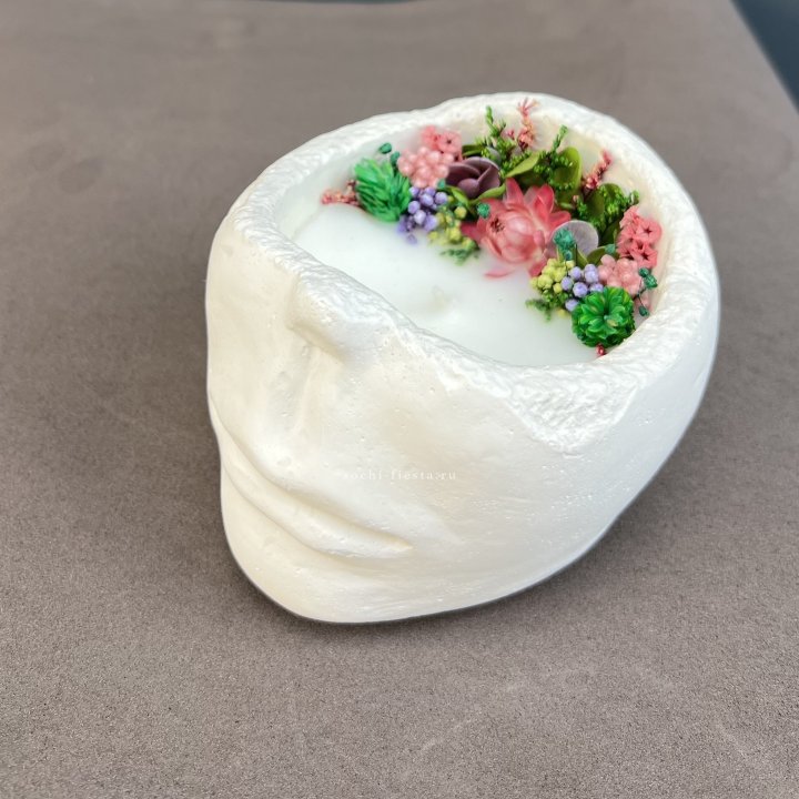 Свеча ароматическая в гипсе  в Новокузнецке