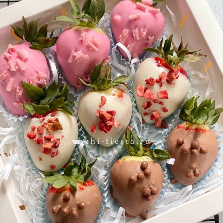 Клубника в шоколаде 9 ягод в Новокузнецке