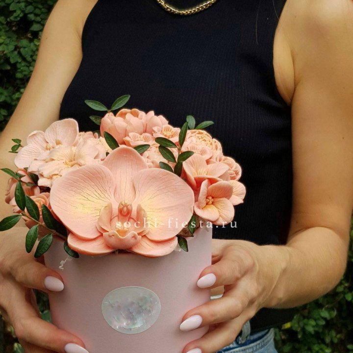 Шоколадный букет Орхидей в Новокузнецке