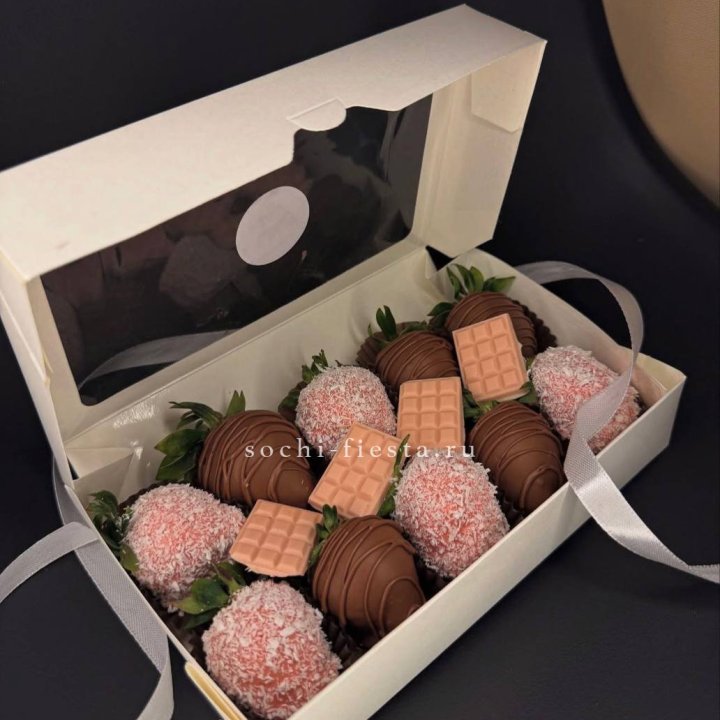 Клубника в шоколаде 10 ягод №2 в Новокузнецке