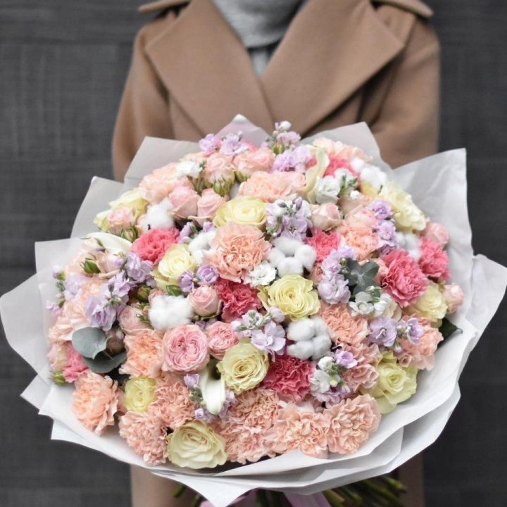 Макси-букет "Ванила" в Новокузнецке