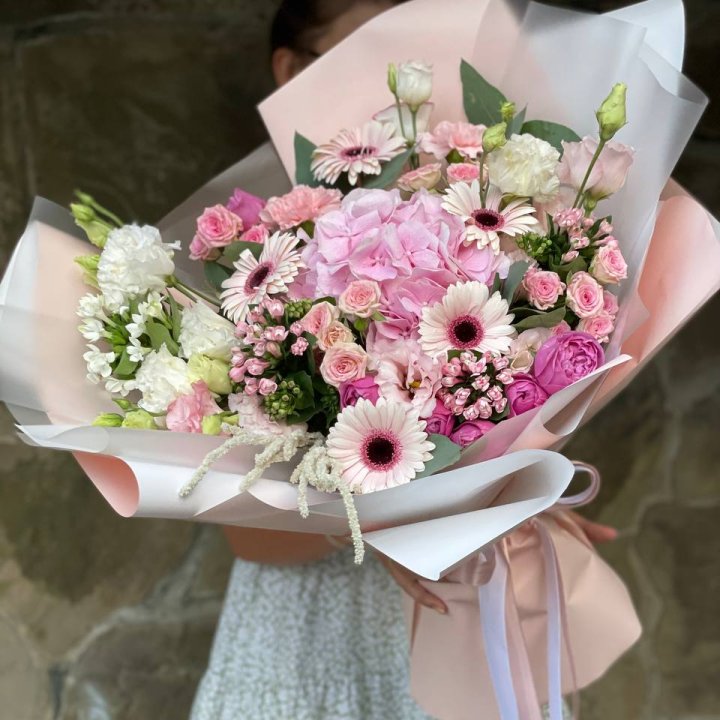 Авторский букет Пич в Новокузнецке