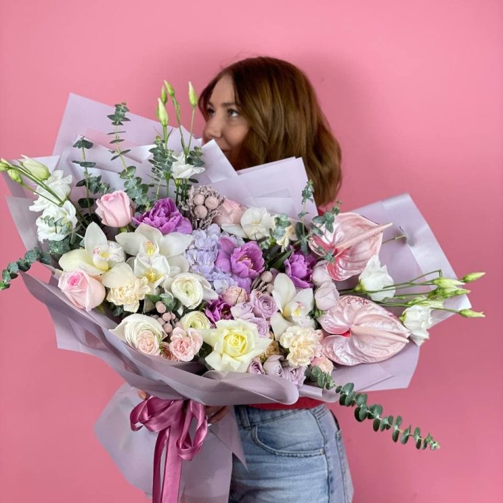 Дизайнерский букет "Вероника" в Новокузнецке