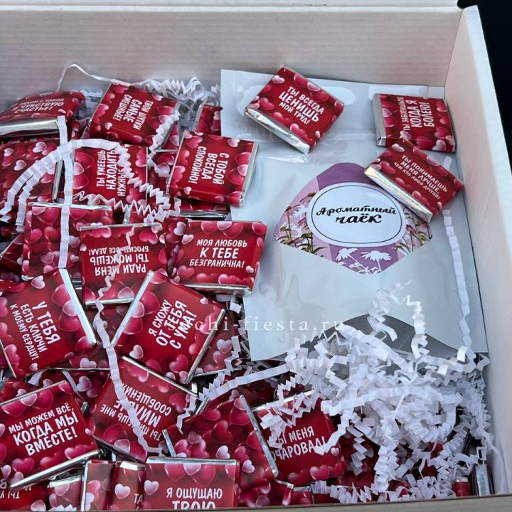 Набор Шоколад и Чай "101 причина любви" в Новокузнецке