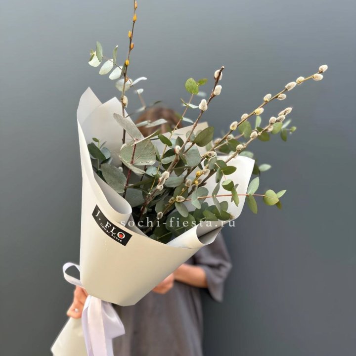 Букет Вербы и Эвкалипта в Новокузнецке