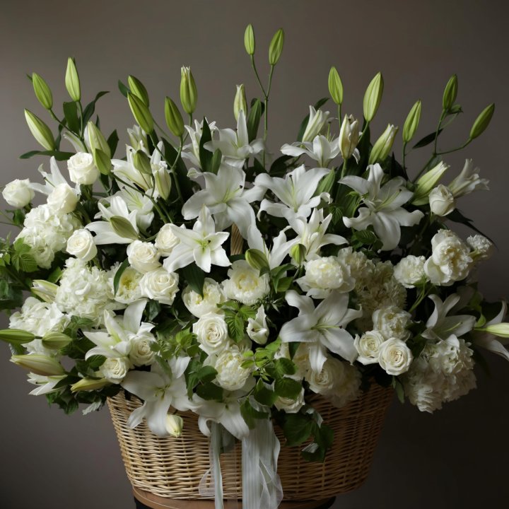 Цветочная корзина макси №3 в Новокузнецке