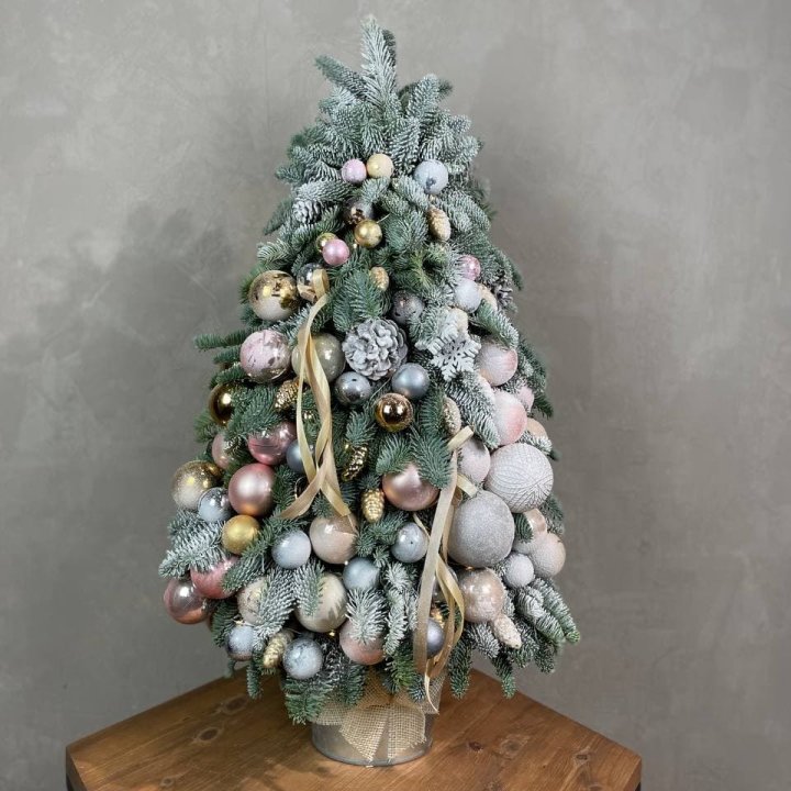 Новогодняя ёлка из веток датского нобилиса в Новокузнецке