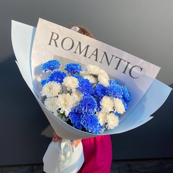 Букет кустовых хризантем  в Новокузнецке