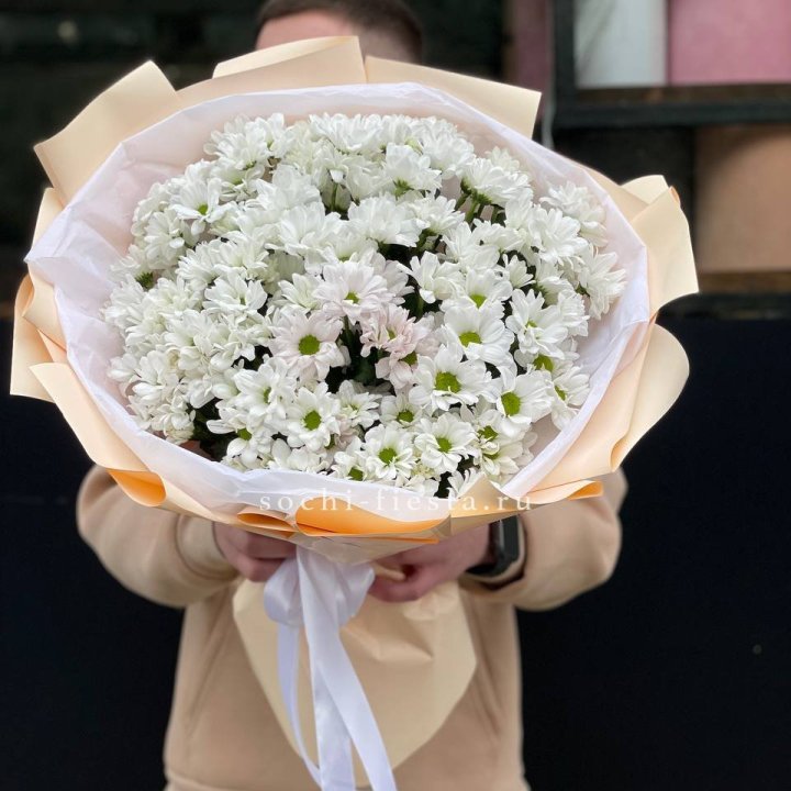  Букет хризантем в Новокузнецке