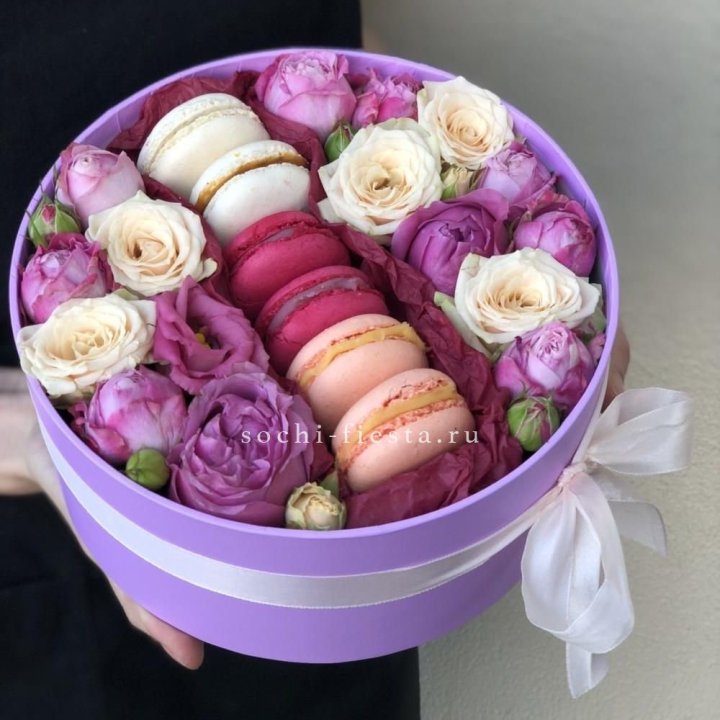 Цветочный бокс "Лаванди" в Новокузнецке