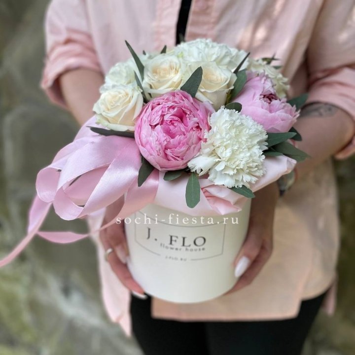 Цветочный бокс мини №2 в Новокузнецке