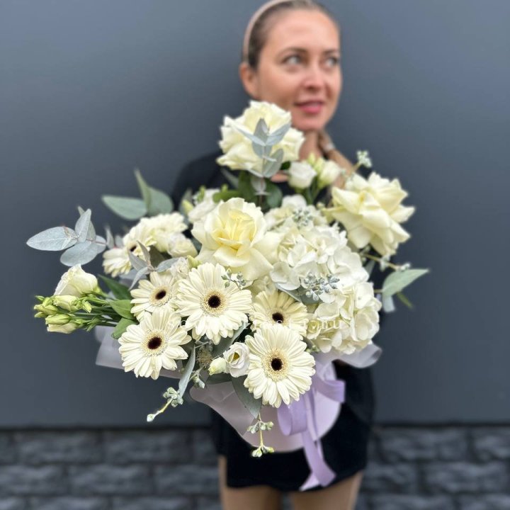 Цветочный бокс "Лавандовый сон" в Новокузнецке