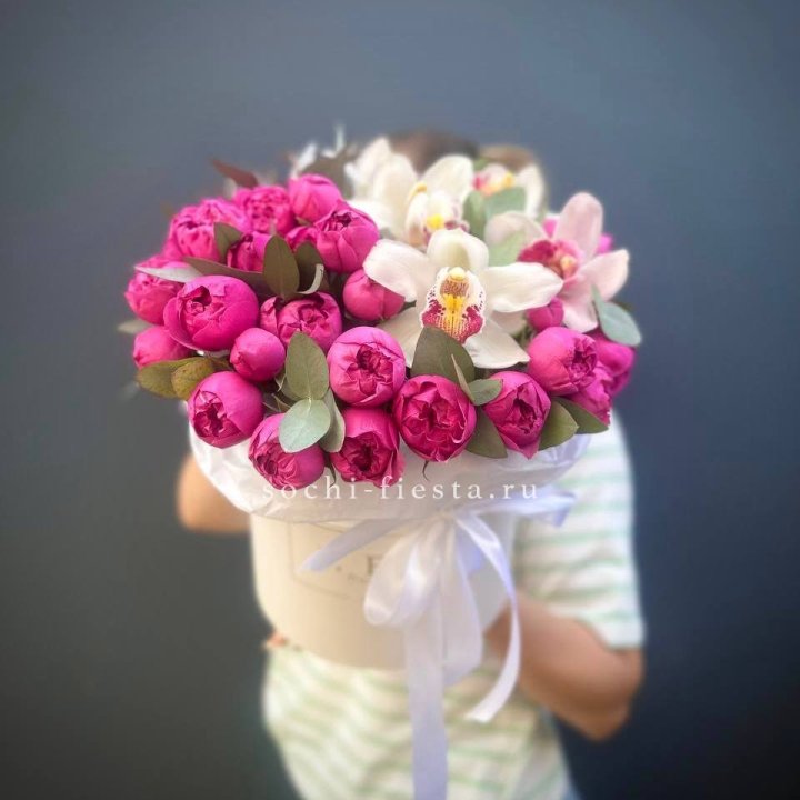 Бокс дуо мисти и орхидеи в Новокузнецке