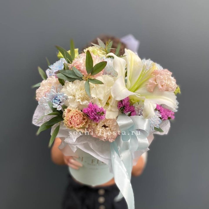 Дизайнерский цилиндр "Лилия" в Новокузнецке