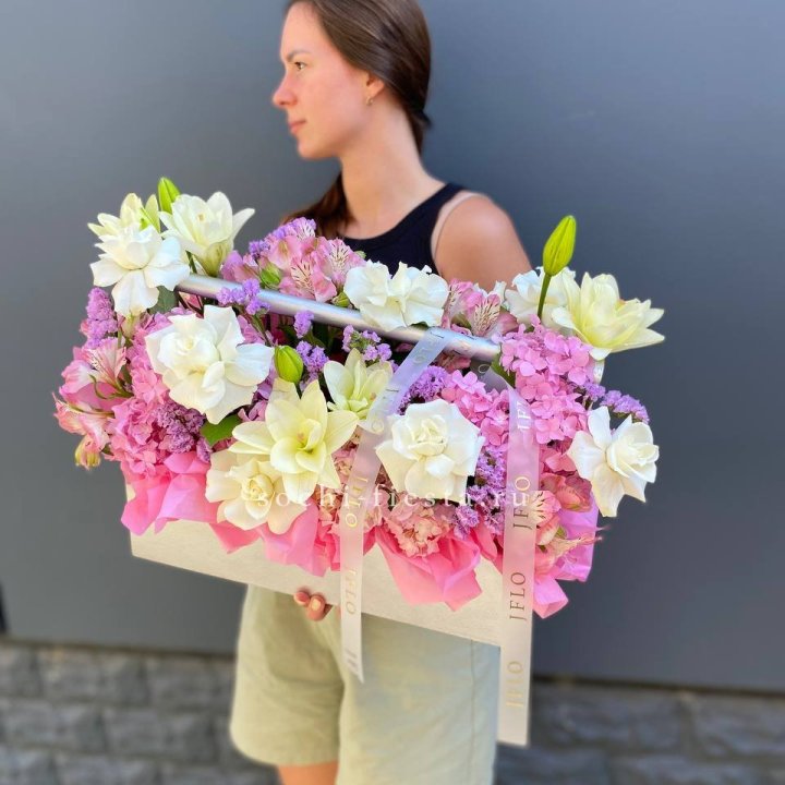 Большой бокс розовый в Новокузнецке