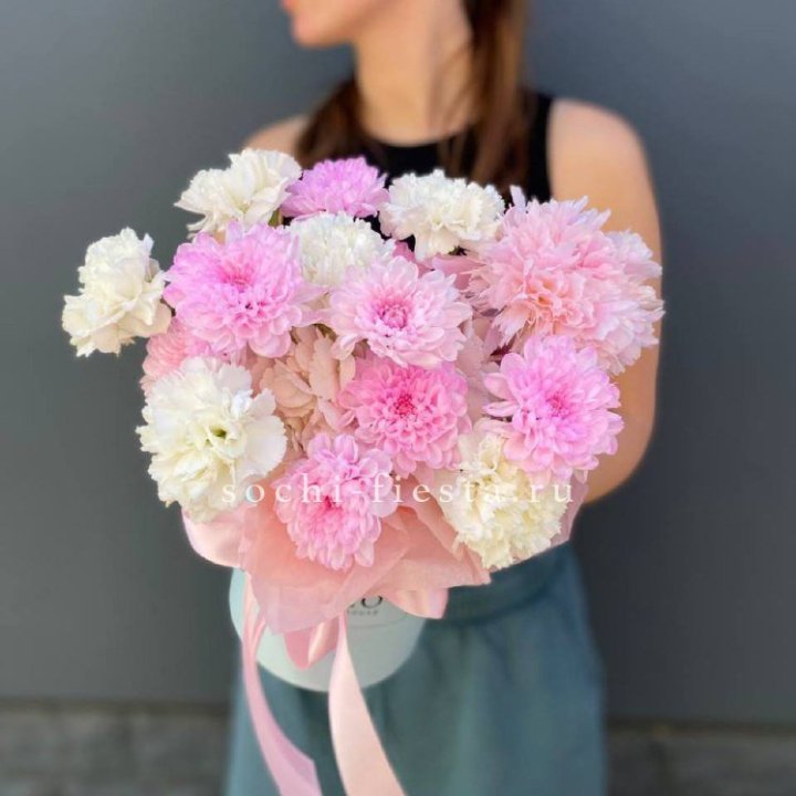 Коробка с цветами "Фиона" в Новокузнецке