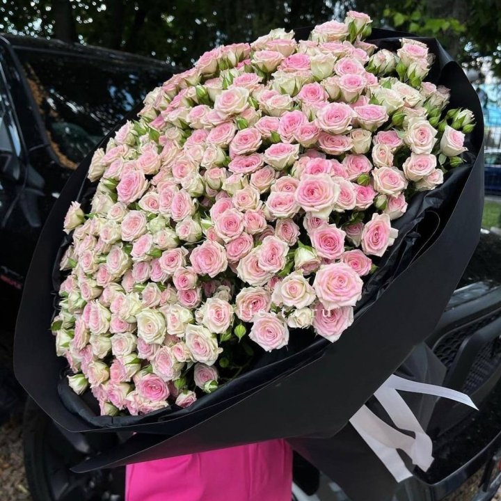 101 кустовая роза "Твистер" в Новокузнецке