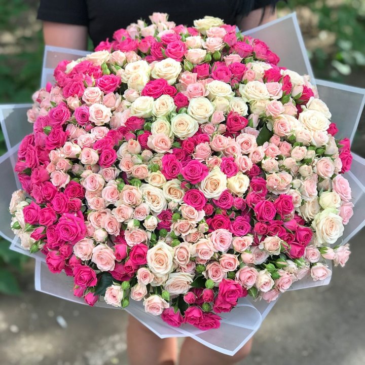 101 кустовая роза в Новокузнецке