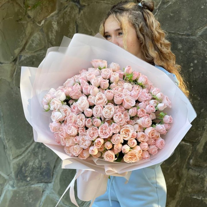 45 роза бомбастик Крем в Новокузнецке