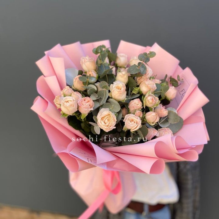 Букет пионовидных роз Cute Love в Новокузнецке