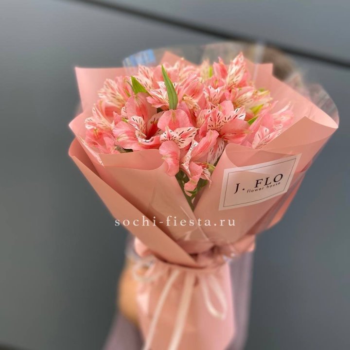 Букет альстромерий розовых в Новокузнецке