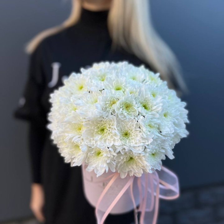 Коробка с хризантемами №1 в Новокузнецке