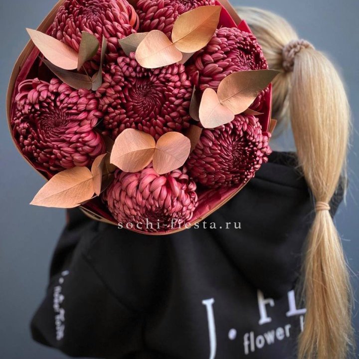 Хризантемы "Голд шоколад" в Новокузнецке