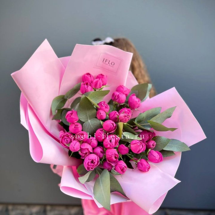 Пионовидные розы баблс в Новокузнецке