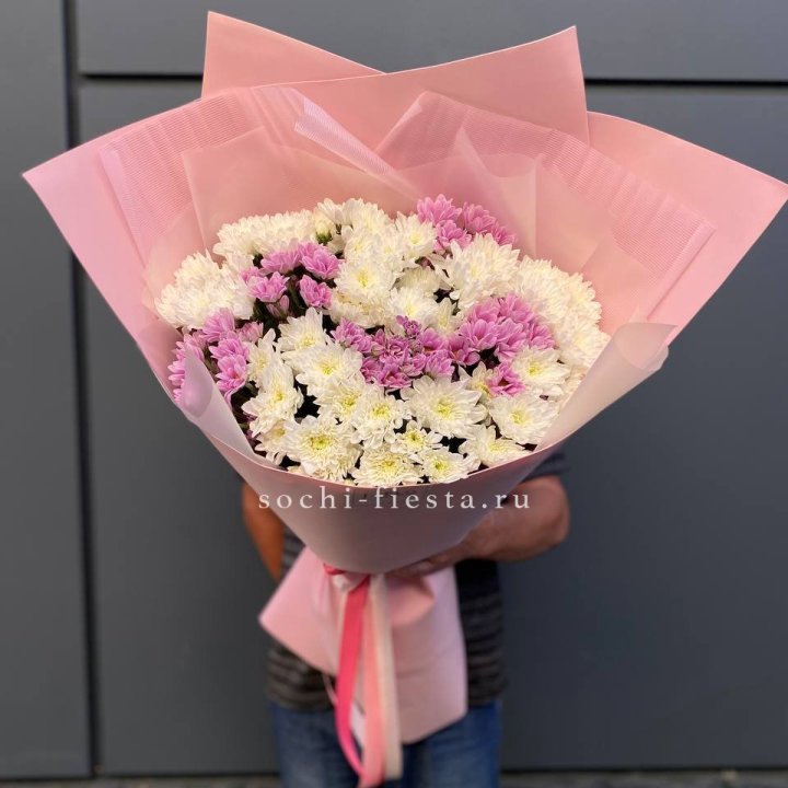  Букет хризантем- гигант  в Новокузнецке